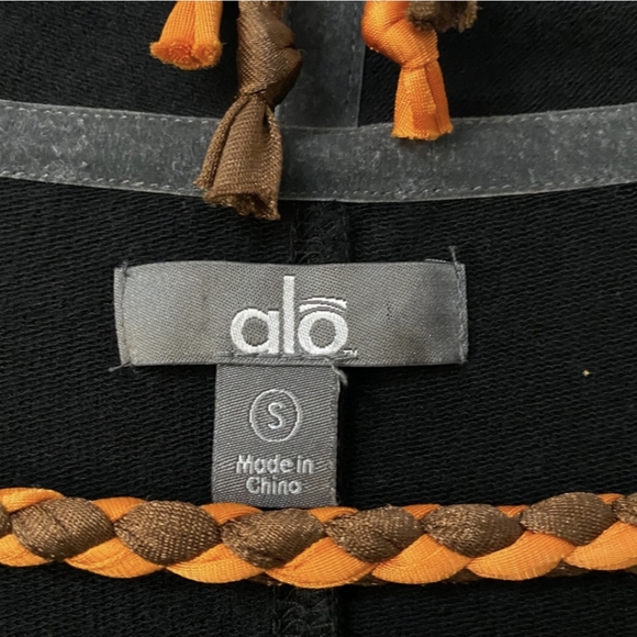 Alo Yoga Black Light Wrap Cardigan Small - Picture 7 of 7